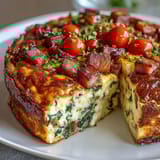 One-Pan Ham Swiss Frittata
