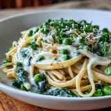 Spring Pasta Lemon Cream Peas
