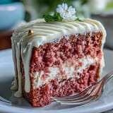 Glistening Bridal Shower Rosé Velvet Cake, a moist, pink dessert with edible gold accents.