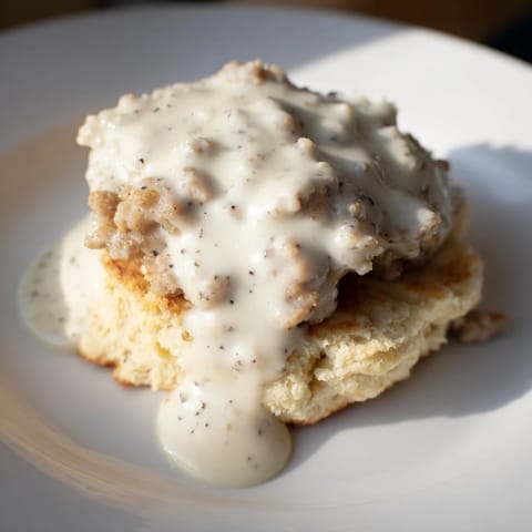 Flaky Biscuits with Sausage