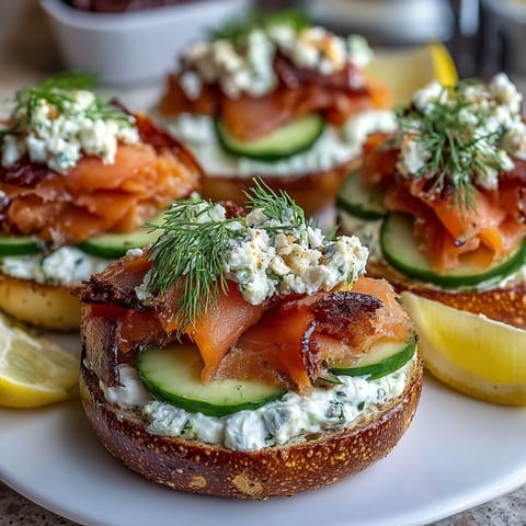 Spring Brunch Smoked Salmon Bagel Board with Cream Cheese, featuring assorted bagels, fresh vegetables, and garnishes for a vibrant, shareable meal.