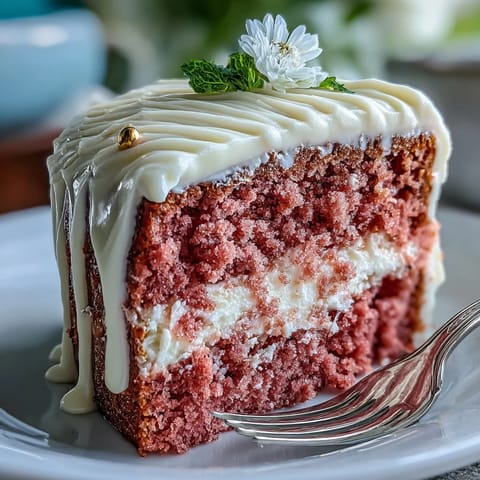 Glistening Bridal Shower Rosé Velvet Cake, a moist, pink dessert with edible gold accents.